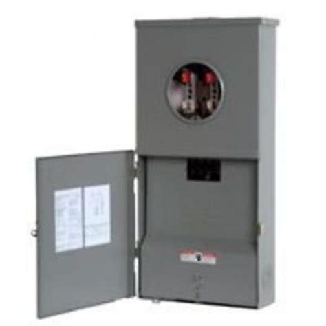 electric meter box with breaker 200 amp|200 amp meter disconnect combo.